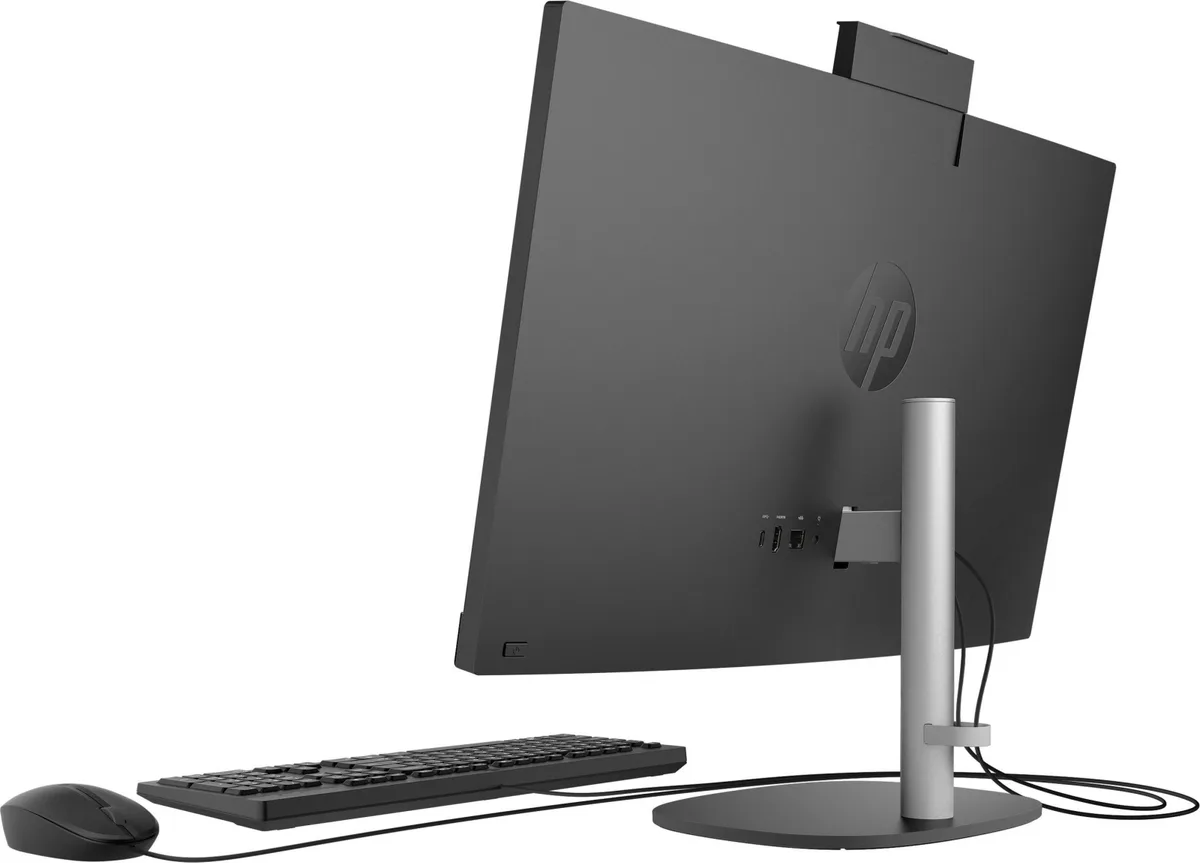 Комп'ютер персональний моноблок HP 240-G10 23.8" FHD IPS AG, Intel i5-1334U, 16GB, F512GB, UMA, WiFi, кл+м, 3р, Win11P, чорний