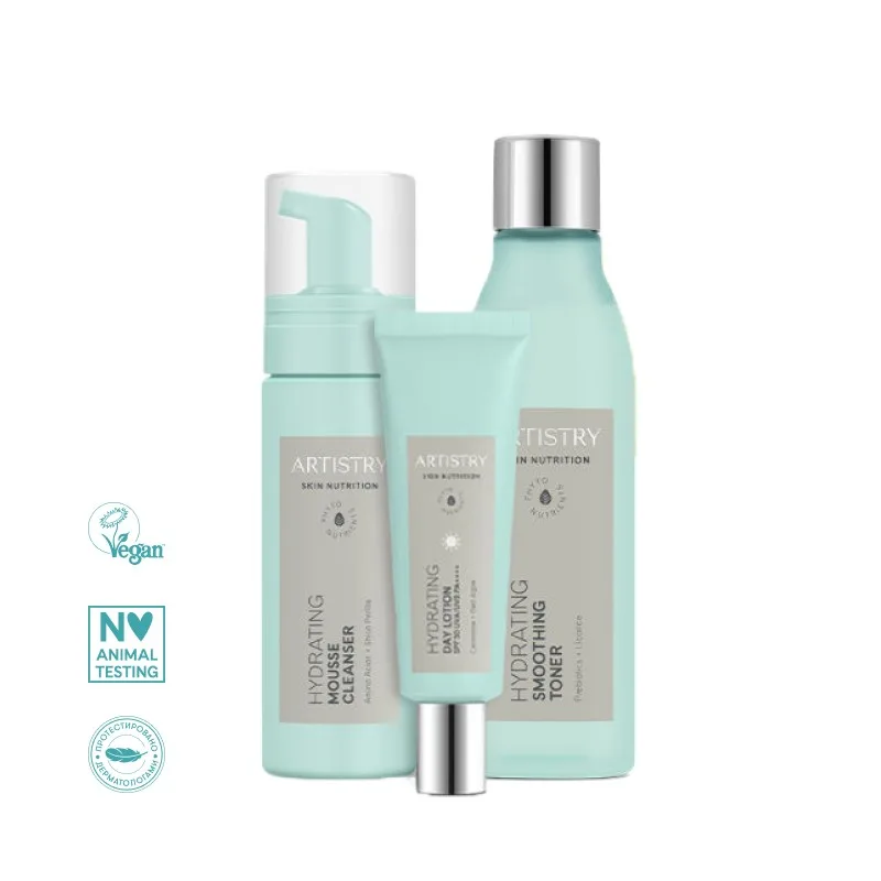 Набір «Зволоження» денний догляд Artistry Skin Nutrition Амвей