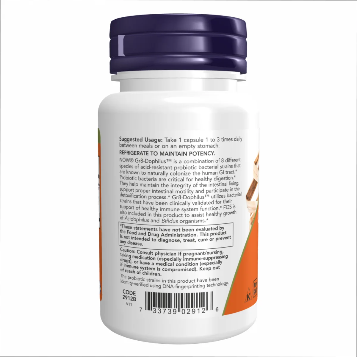 Gr8-Dophilus Now Foods пробіотики 60 вегетаріанських капсул