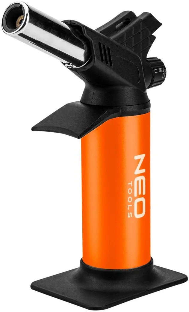 Газовий паяльник Neo Tools 1200°C з п’єзозапалюванням та паливом 12.6 г.