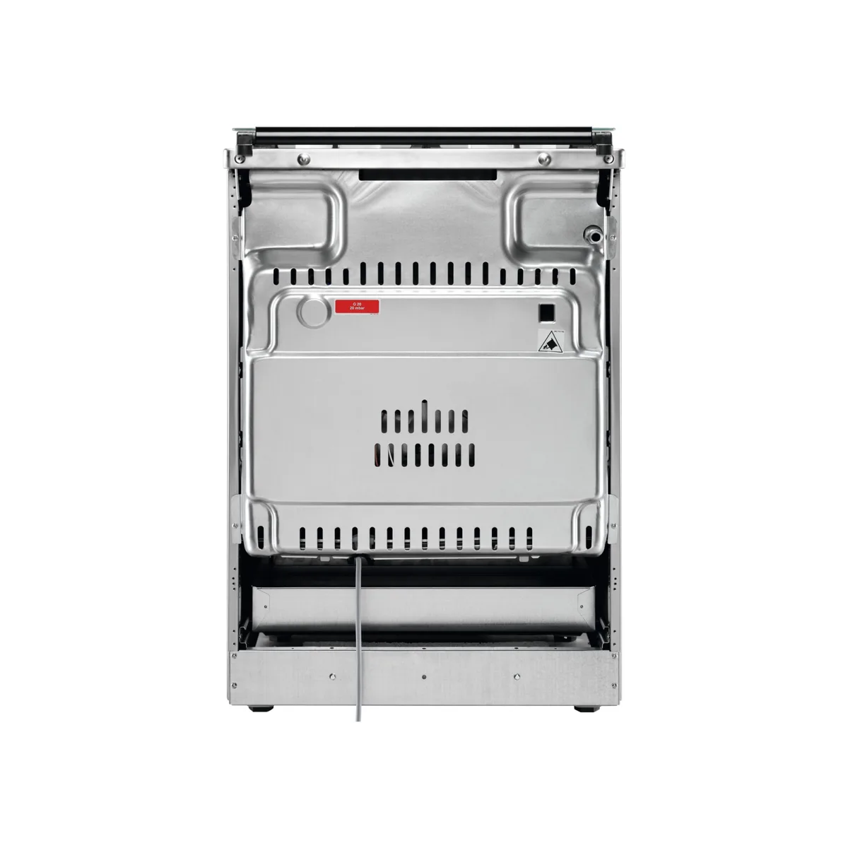Газова плита Electrolux, 59 л, 60x60 см, чавунний чорно-матовий корпус.