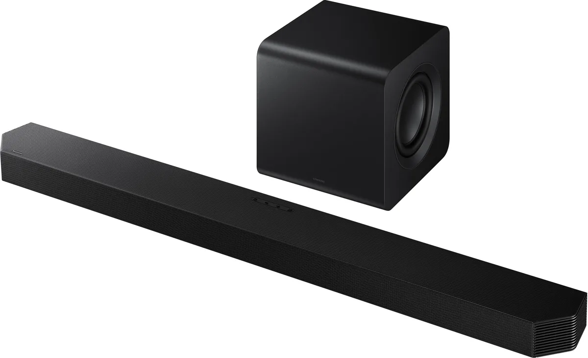 Саундбар Samsung HW-Q800F 400Вт, 5.1.2, BT, HDMI-eARC, Wi-Fi, сабвуфер, Dolby Atmos, черный
