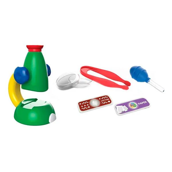 Мікроскоп Edu-Toys оптичний для дітей 30х різнокольоровий