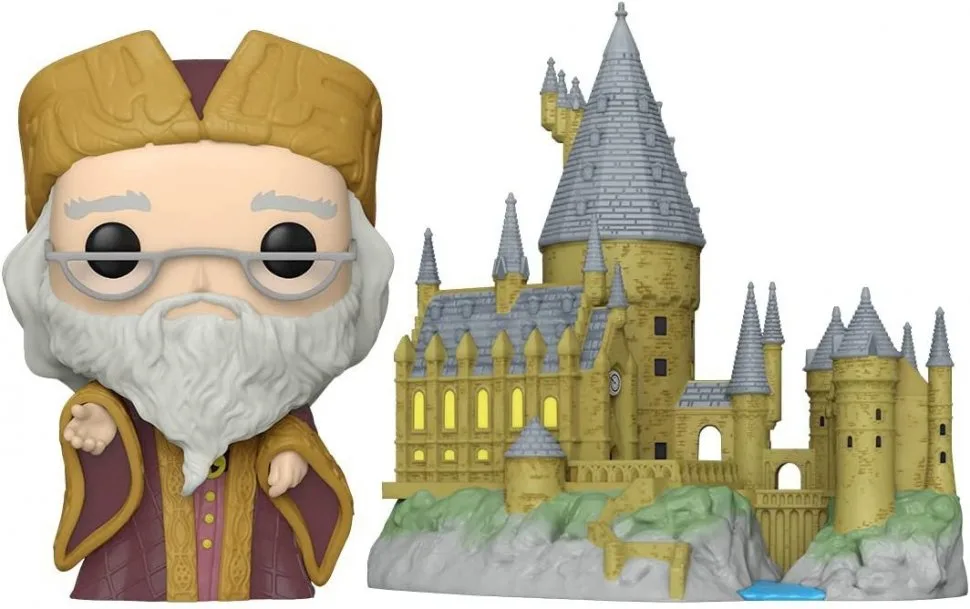 Фигурка Funko POP Town: Гарри Поттер - Дамблдор с Хогвартсом