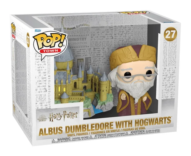 Фигурка Funko POP Town: Гарри Поттер - Дамблдор с Хогвартсом