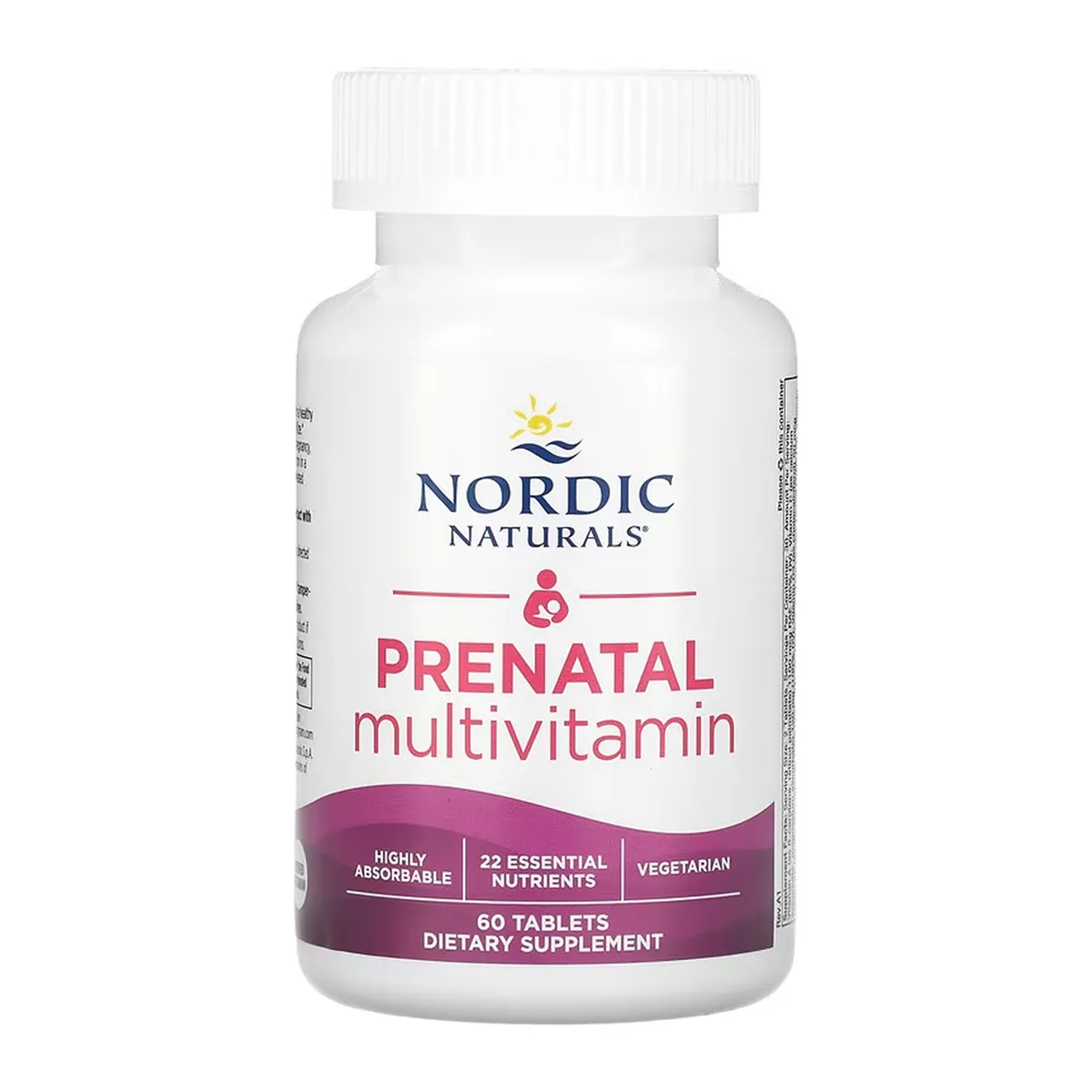 Мультивитамины Nordic Naturals для беременных 60 табл вегетарианские без ГМО