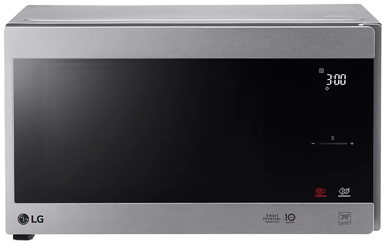 Мікрохвильова піч LG З грилем 25 л Срібляста чорна 1000 Вт