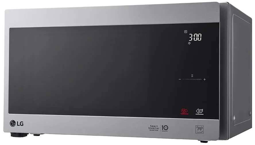 Мікрохвильова піч LG З грилем 25 л Срібляста чорна 1000 Вт