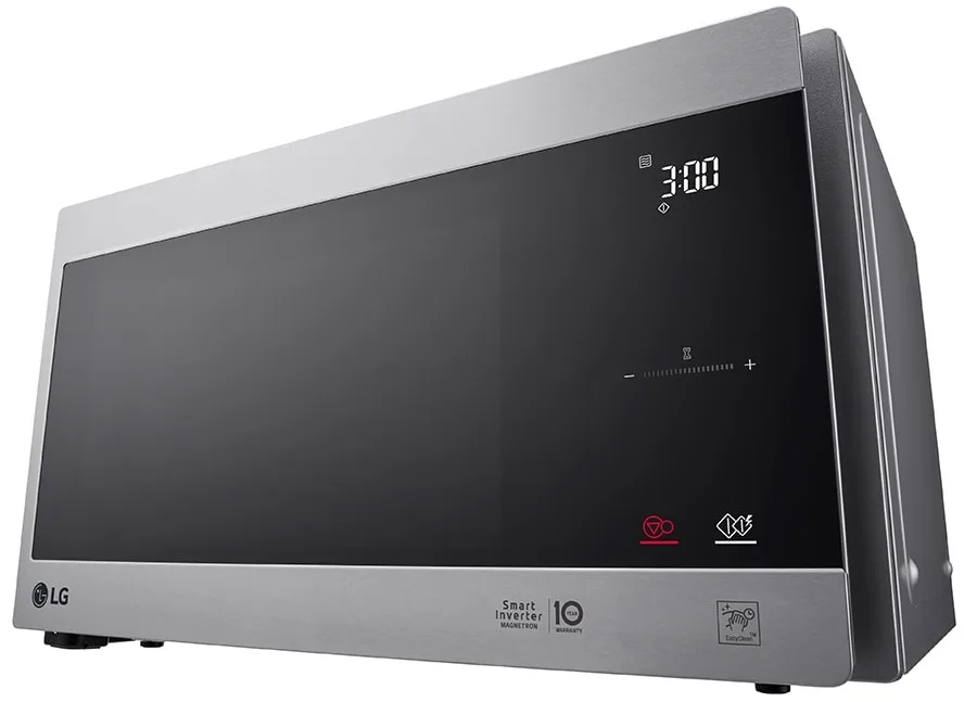 Мікрохвильова піч LG З грилем 25 л Срібляста чорна 1000 Вт
