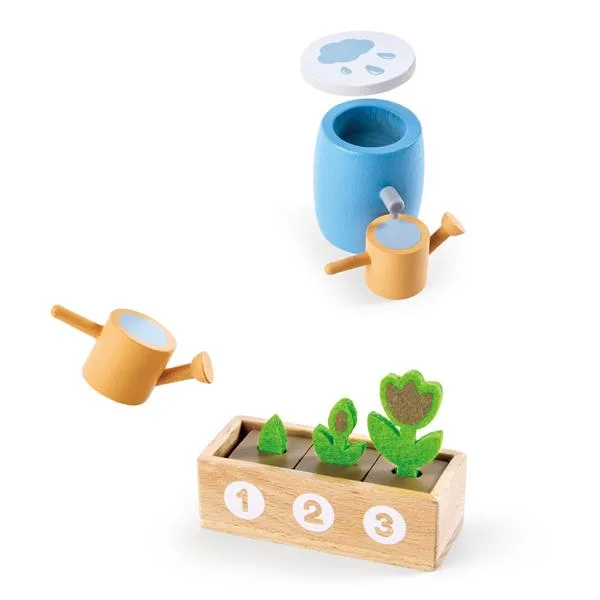 Игровой набор Hape бамбук 36х36 см зеленый