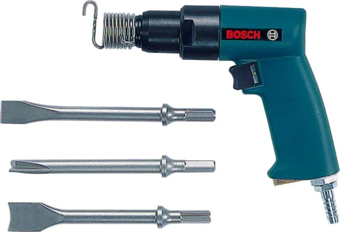 Відбійний молоток пневматичний Bosch Professional 1 кг 2 Дж 1600 уд/хв для демонтажу плитки бетону металу набір оснастки