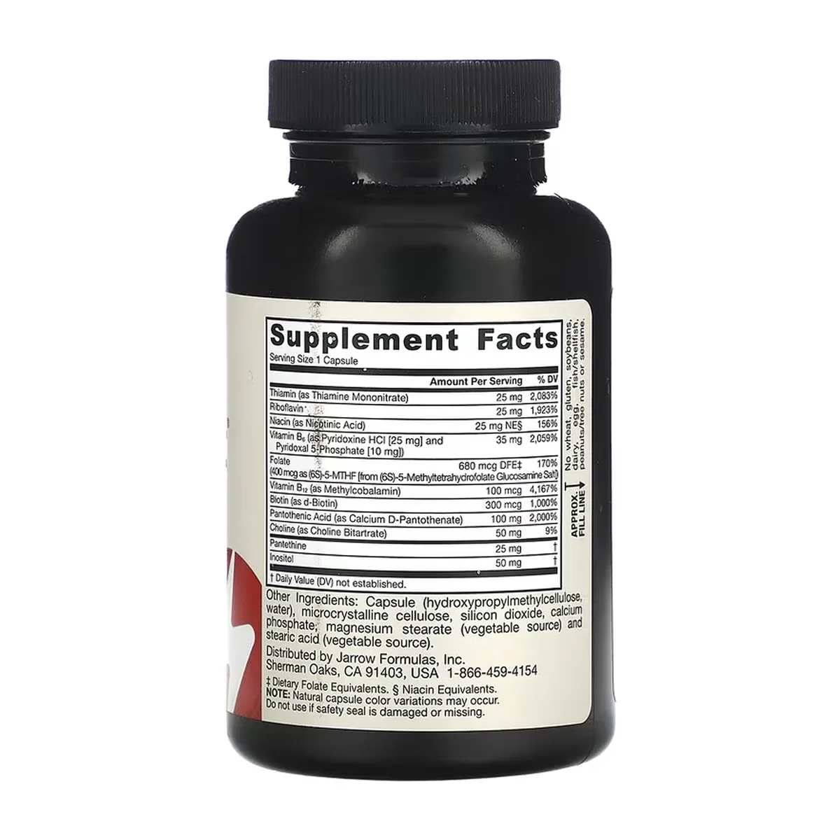 B-Right Complex Jarrow Formulas капсули 100 шт без ГМО без глютену
