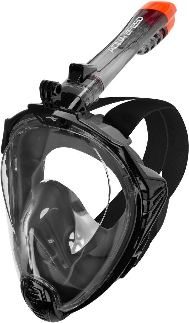 Повнолицьова маска AQUA SPEED силікон S/M чорна