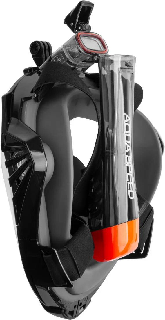 Повнолицьова маска AQUA SPEED силікон S/M чорна