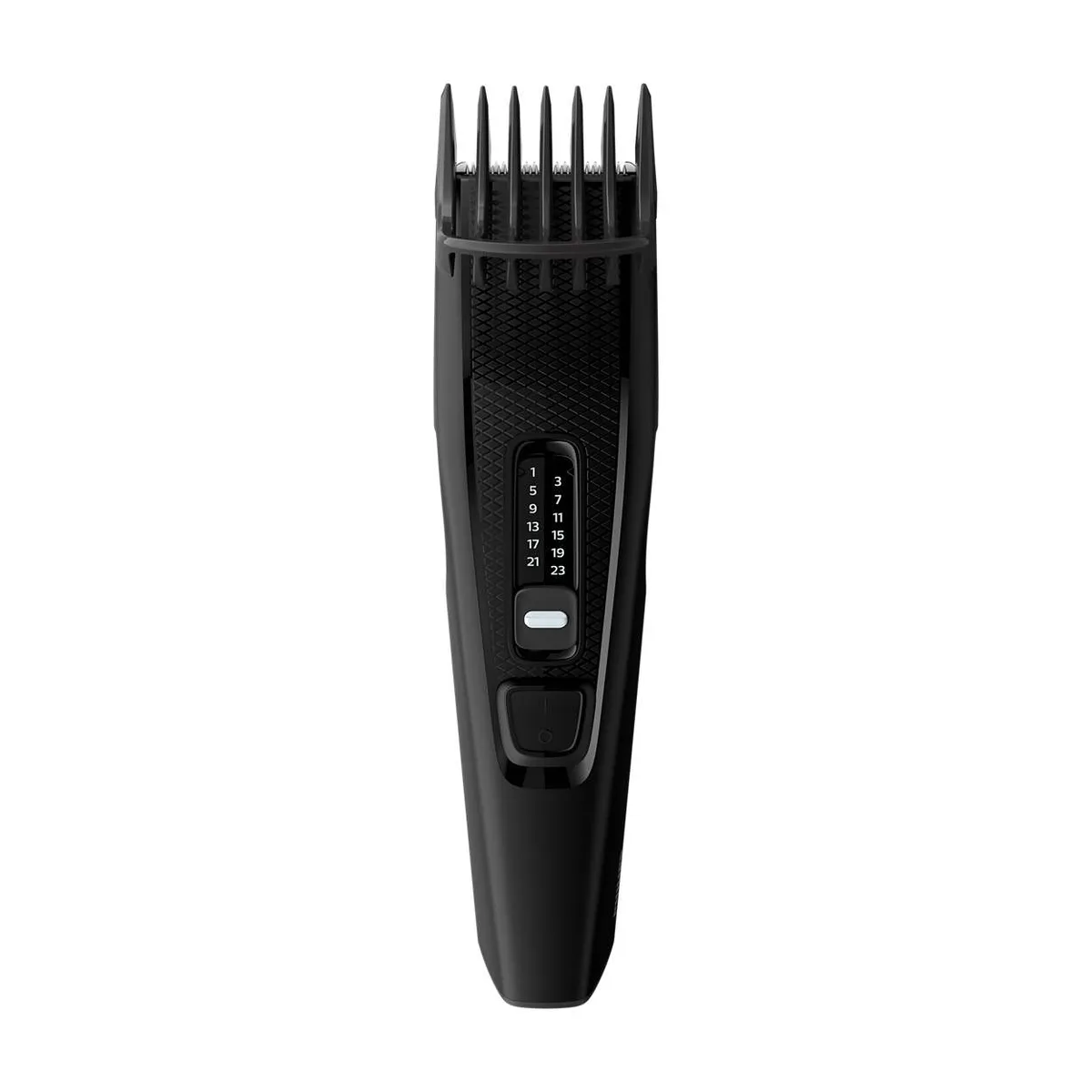 Машинка для стрижки волосся Philips Series 3000, з роторним мотором, 2 насадки, сталева лезо, чорного кольору.
