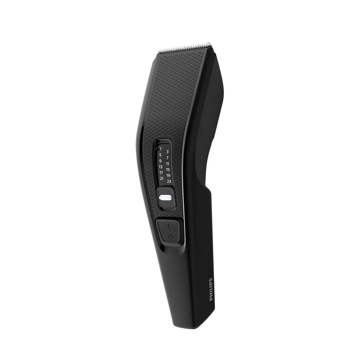 Машинка для стрижки волосся Philips Series 3000, з роторним мотором, 2 насадки, сталева лезо, чорного кольору.