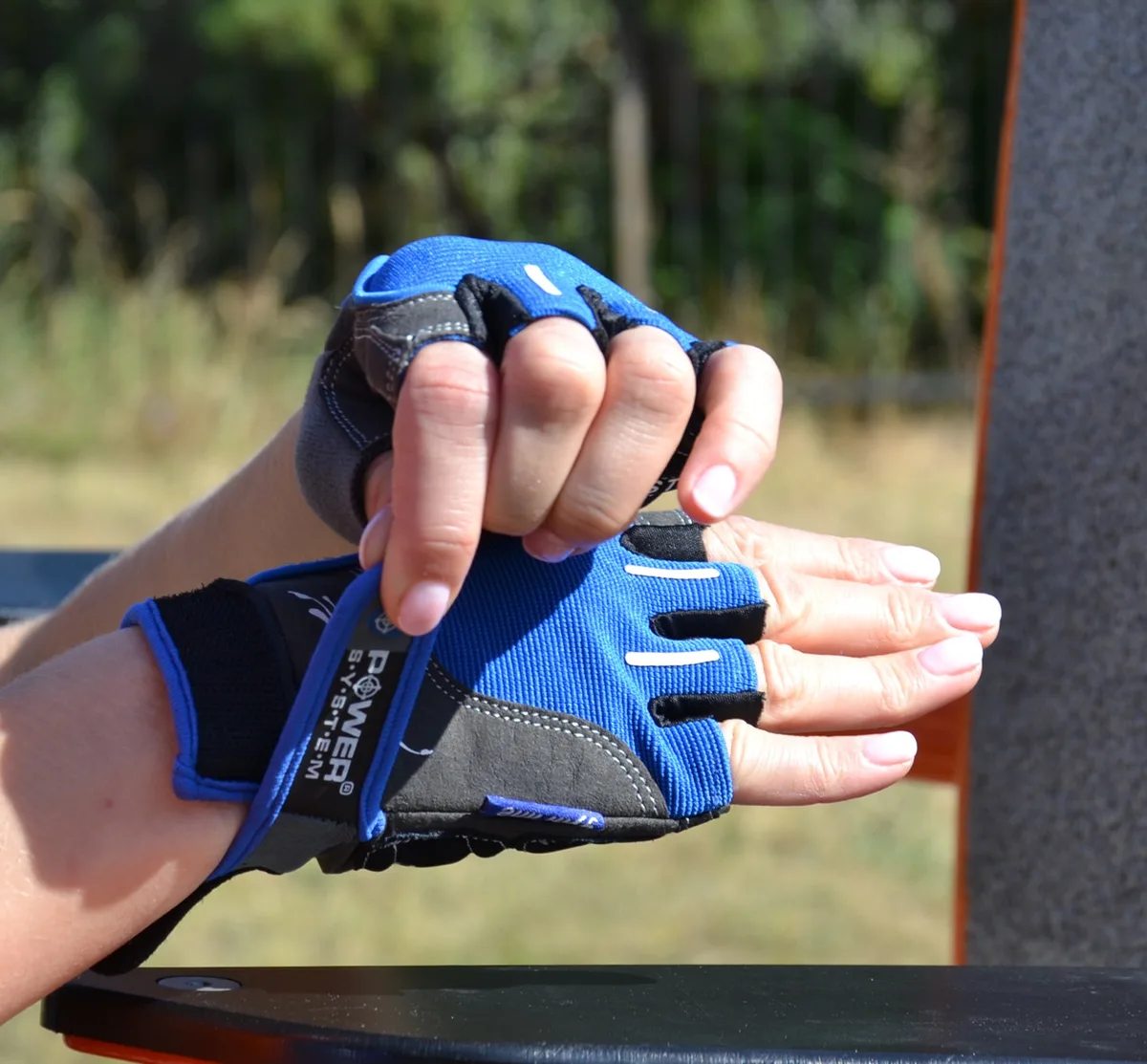 Перчатки для фитнеса Active Point Amara XS Синие