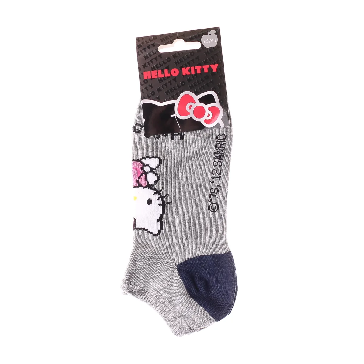 Шкарпетки HELLO KITTY 66% бавовна 35-41 сірі сині