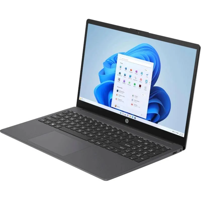 Ноутбук HP 15-fc0316ua 15.6" FHD IPS AG, AMD R5-7520U, 16GB, F512GB, UMA, DOS, сірий