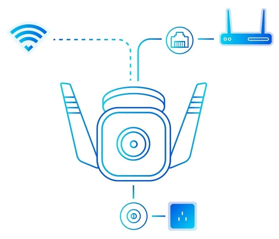 IP-Камера TP-LINK Tapo C310 3MP N300 1xFE microSD зовнішня