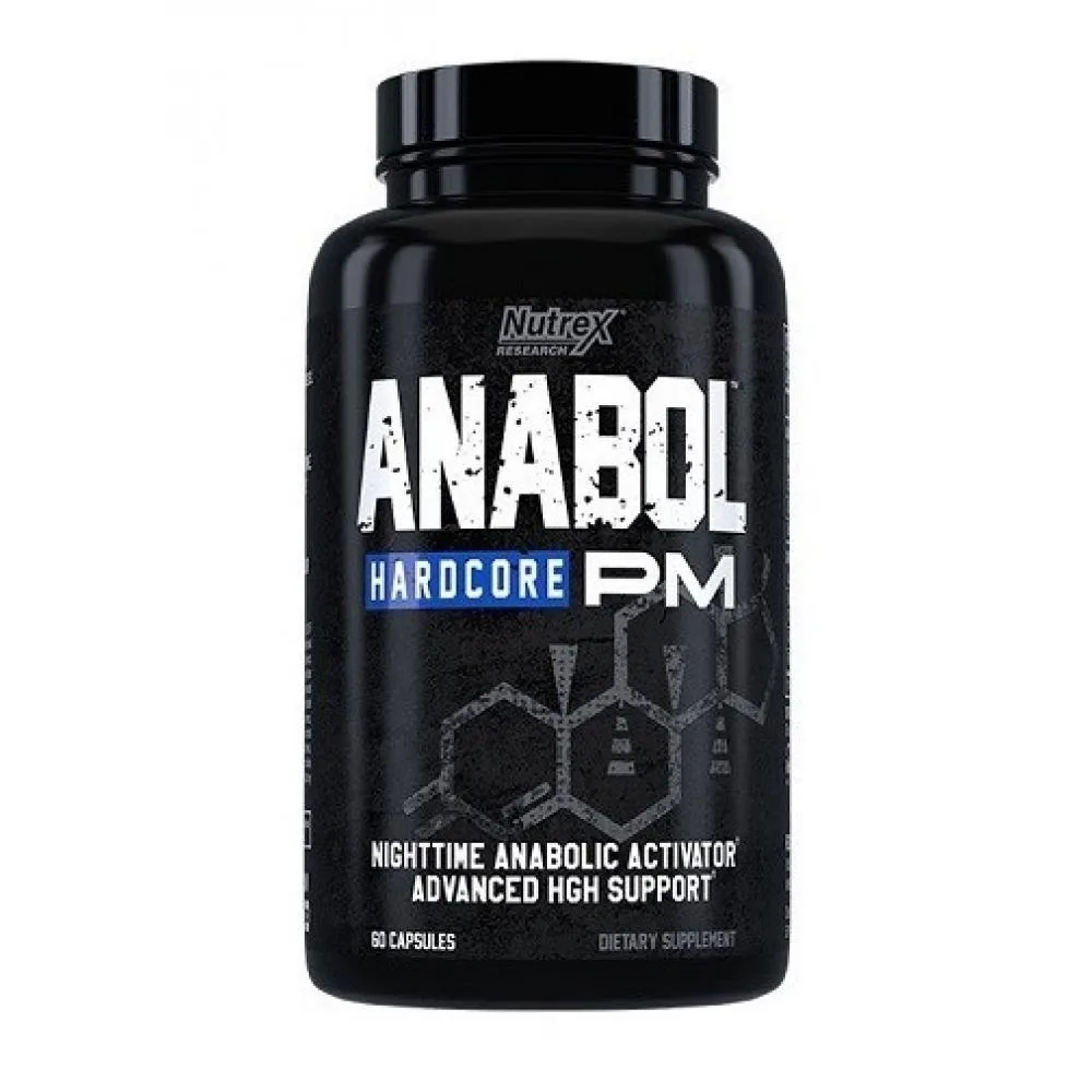 Nutrex Anabol Hardcore PM 60 капсул для нарощування м'язової маси та сили