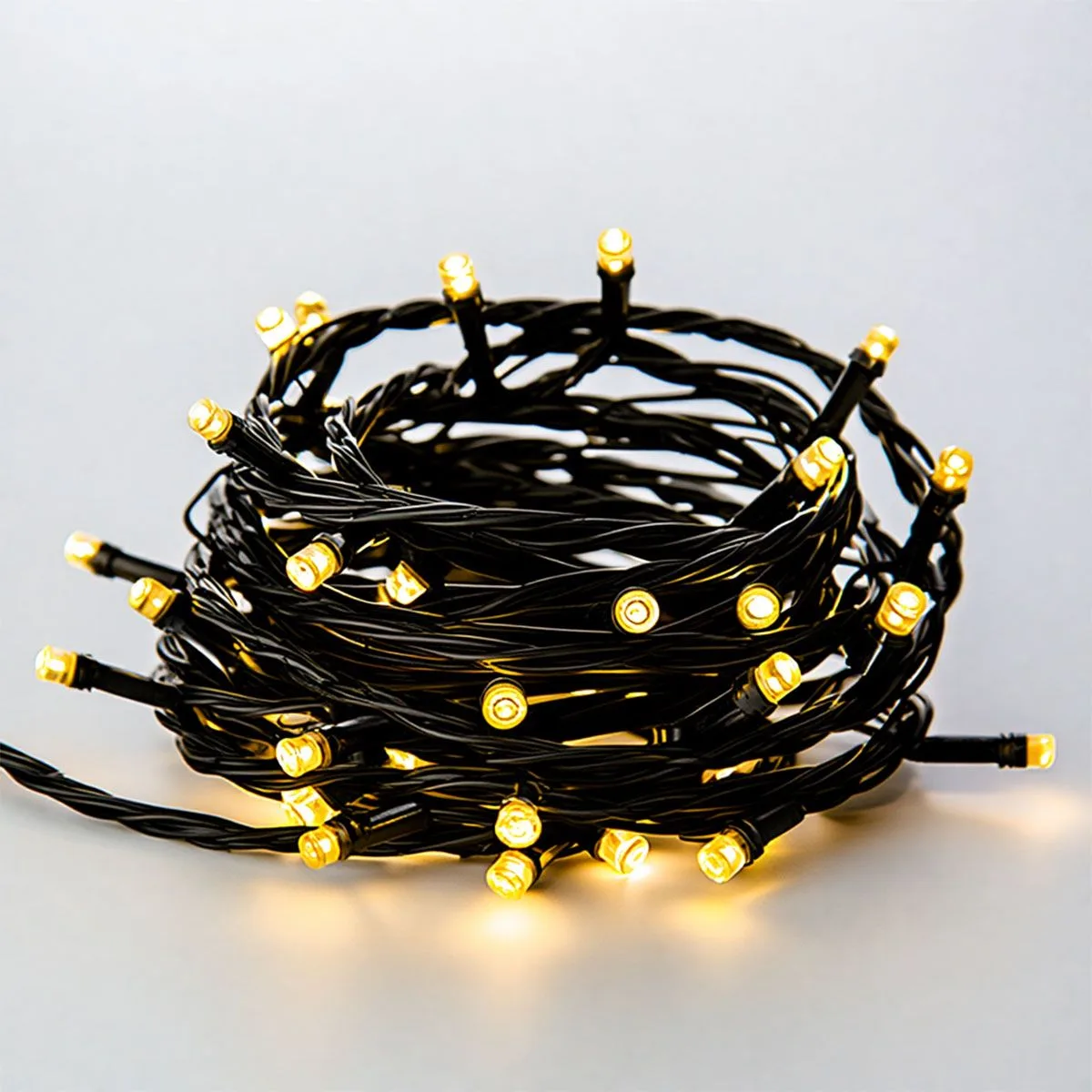 Гірлянда-штора ПВХ 3х2 м Жовта 144 LED