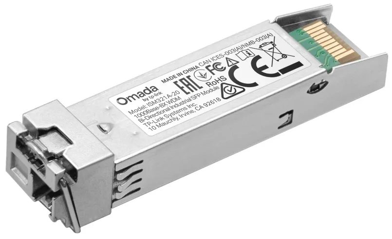 Промисловий трансивер SFP TP-LINK ISM321A 1x1000BaseBX, SM, WDM, 20km LC