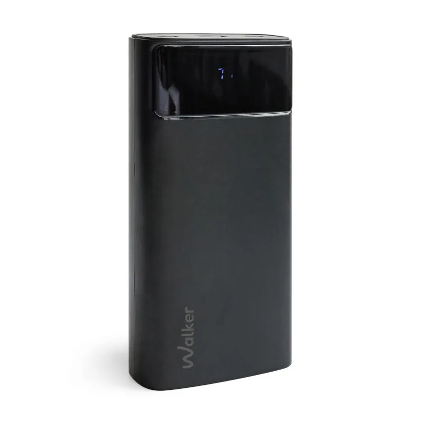 Power Bank WALKER Li-polymer 20000mAh 141х68х31 мм Чорний