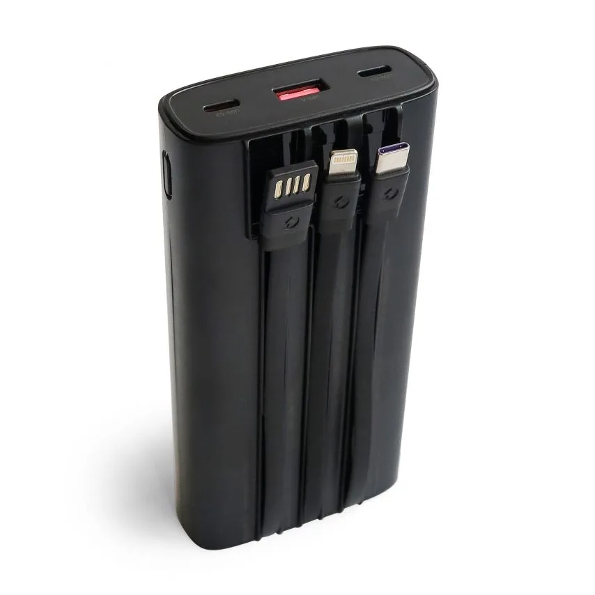 Power Bank WALKER Li-polymer 20000mAh 141х68х31 мм Чорний