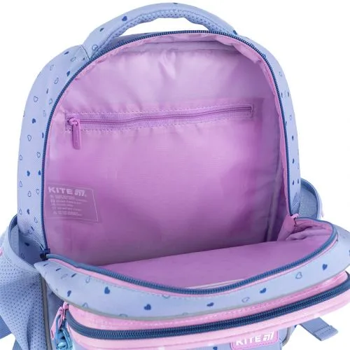 Рюкзак Kite Kids Lovely для дівчаток з ущільненою спинкою та кишенями рюкзак для школи