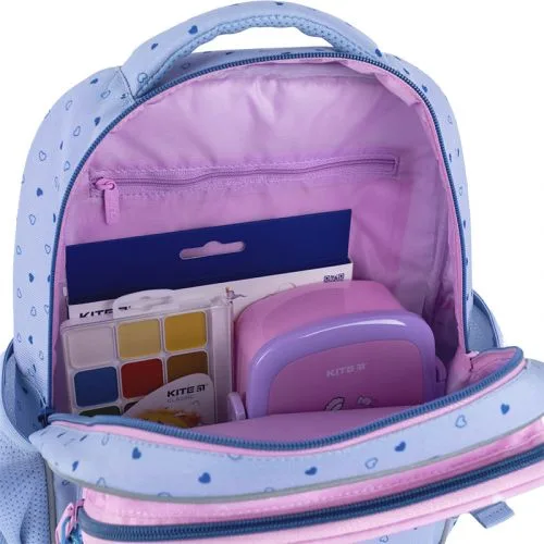 Рюкзак Kite Kids Lovely для дівчаток з ущільненою спинкою та кишенями рюкзак для школи