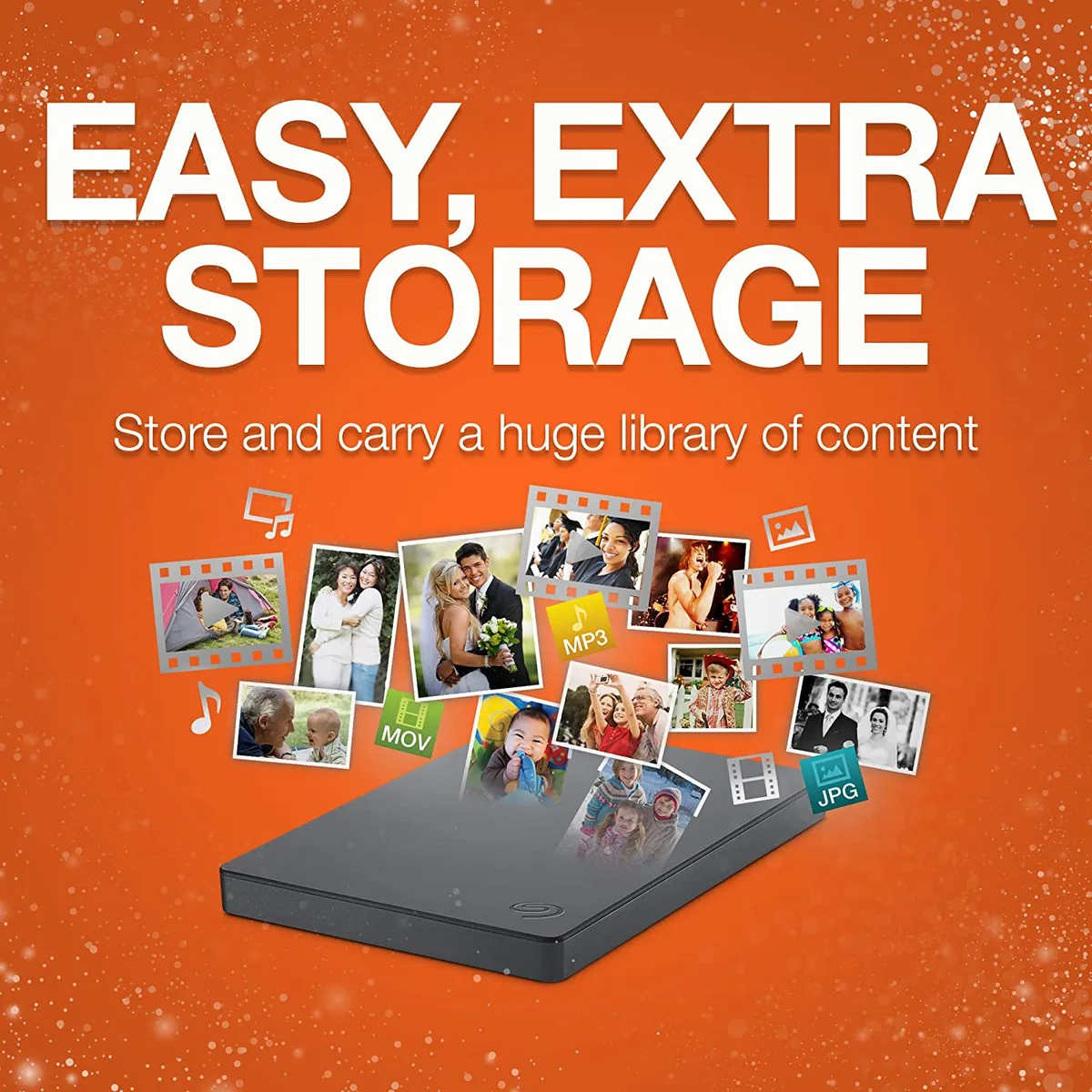 Портативний жорсткий диск Seagate 1TB USB 3.0 2,5" чорний