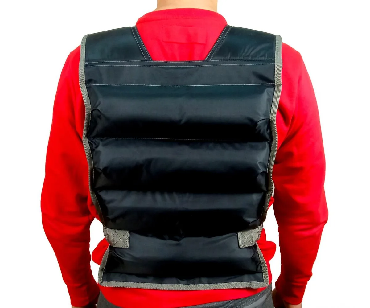 Жилет утяжелительный EasyFit Oxford 14 кг Черный