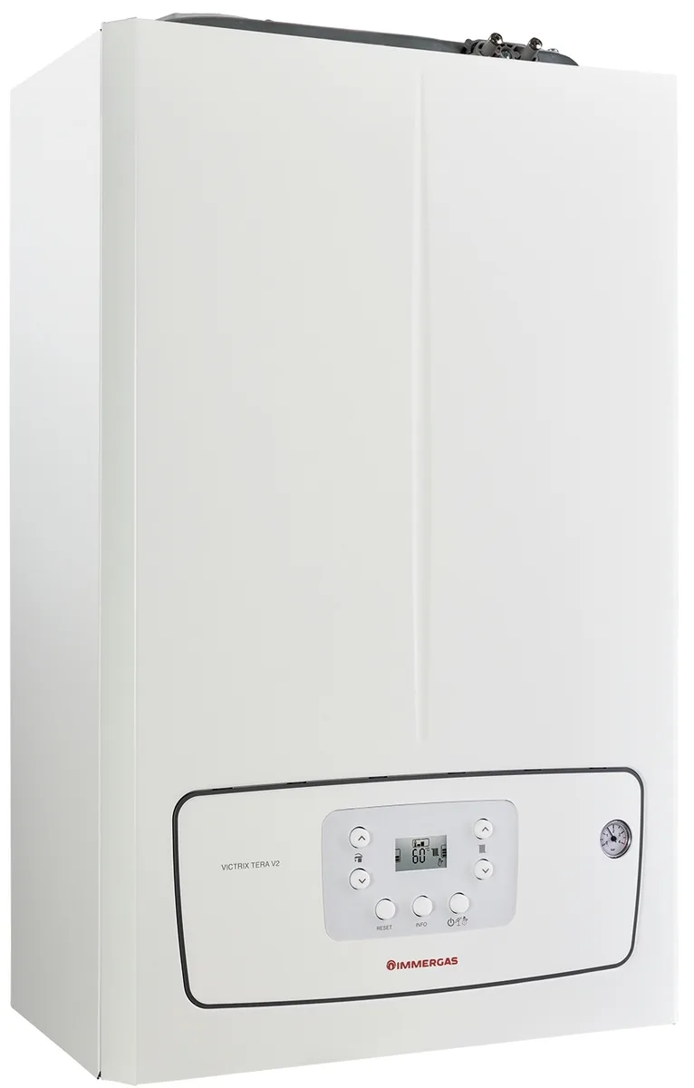 Газовий конденсаційний котел Immergas Victrix Tera V2 28 EU, двоконтурний, потужністю 24/28 кВт.