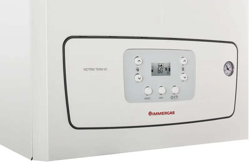 Газовий конденсаційний котел Immergas Victrix Tera V2 28 EU, двоконтурний, потужністю 24/28 кВт.