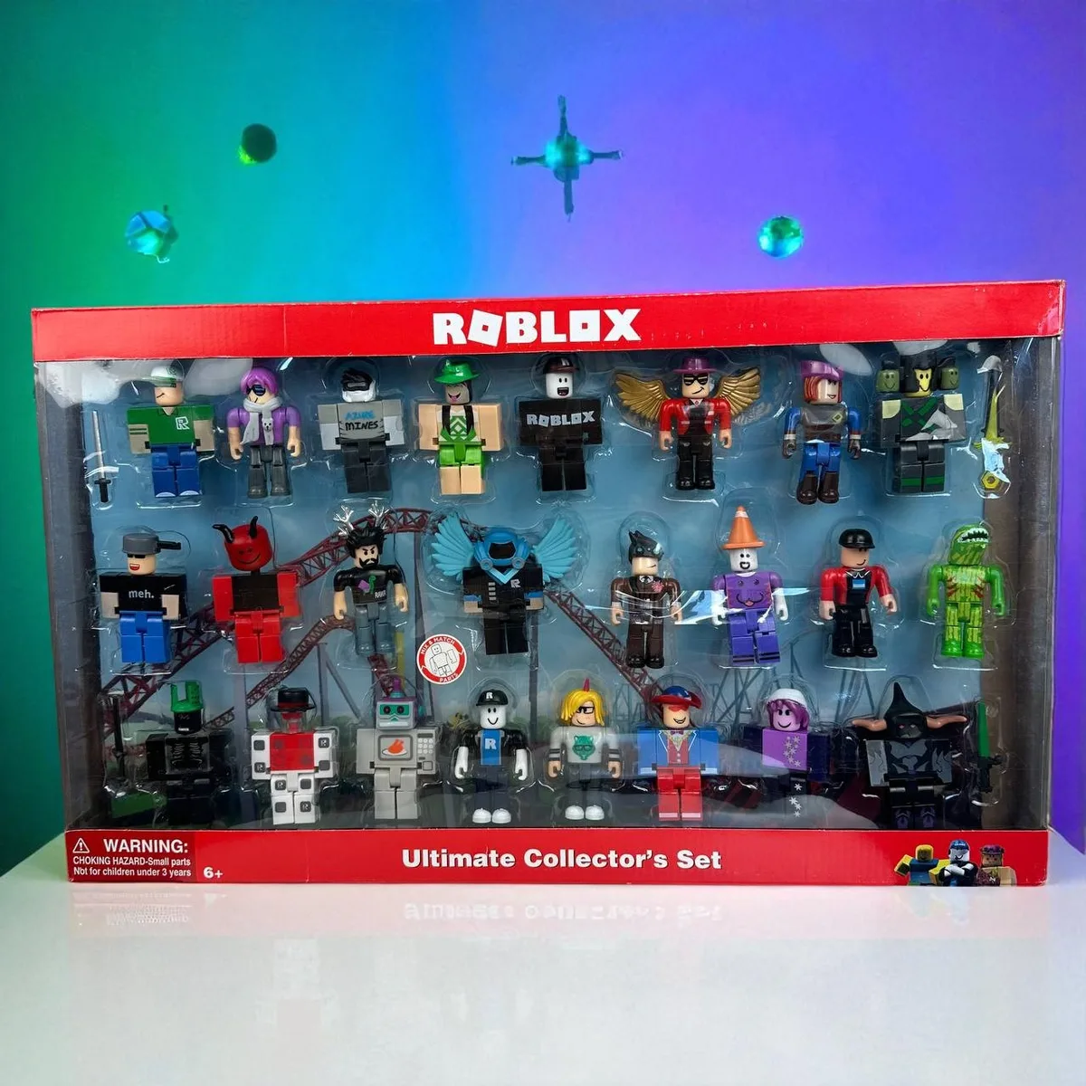 Набір фігурок Roblox 24 шт іграшкові персонажі з пластика різнокольорові