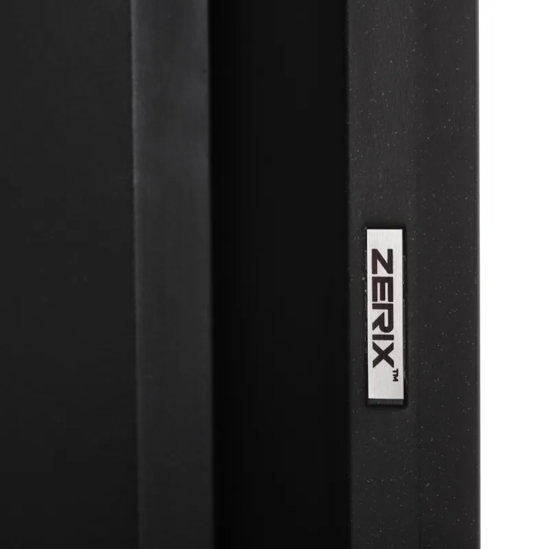 Мийка кухонна Zerix гранітна 780х495 мм чорна матова з крилом для посуду