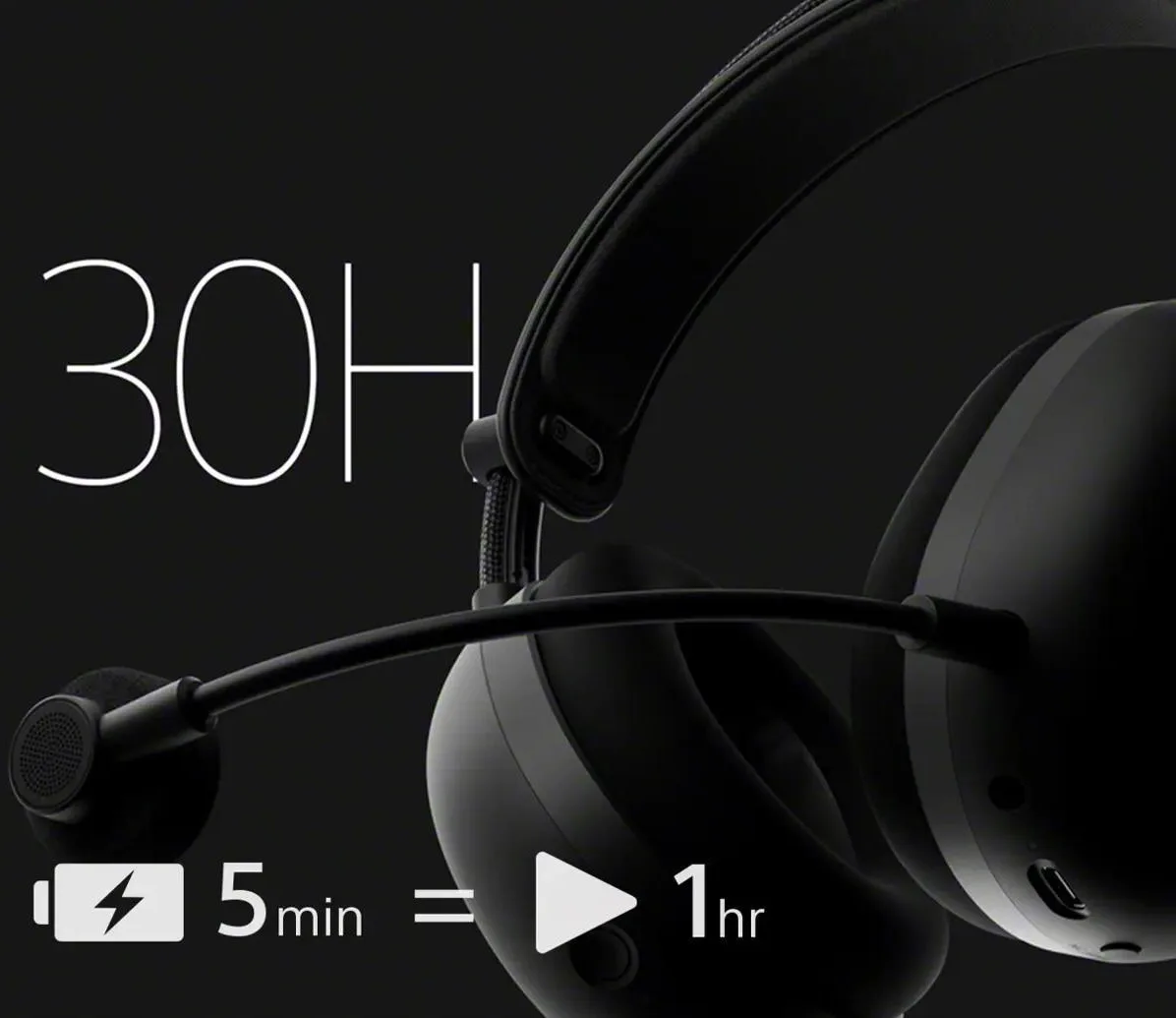 Гарнітура ігрова Over-ear Sony INZONE H9 II BT 5.3, ANC, SBC, AAC, LC3, Wireless, Mic,  Чорний