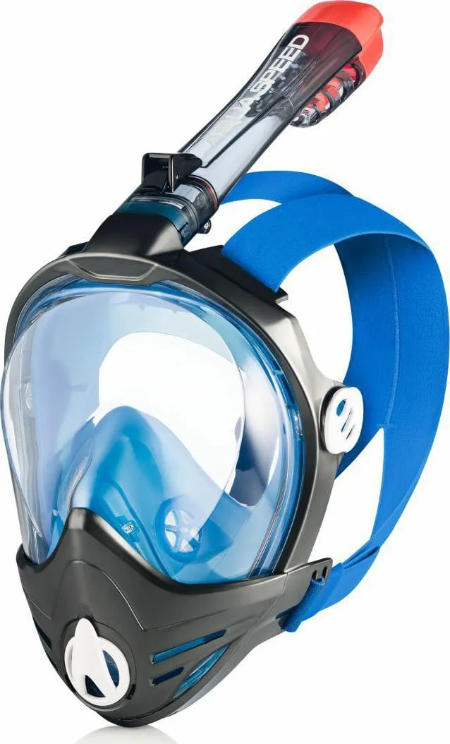 Повнолицьова маска Aqua Speed силікон S/M синій
