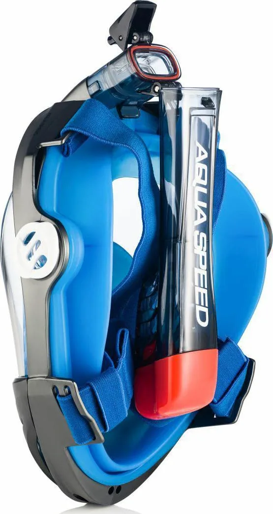 Повнолицьова маска Aqua Speed силікон S/M синій