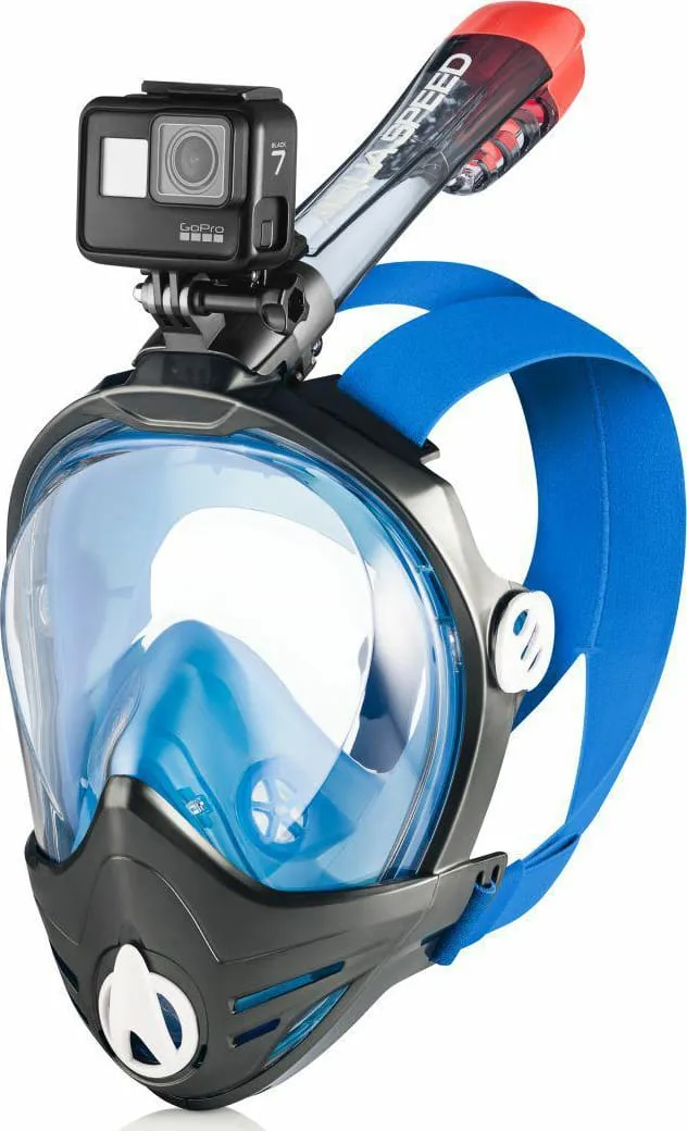 Повнолицьова маска Aqua Speed силікон S/M синій
