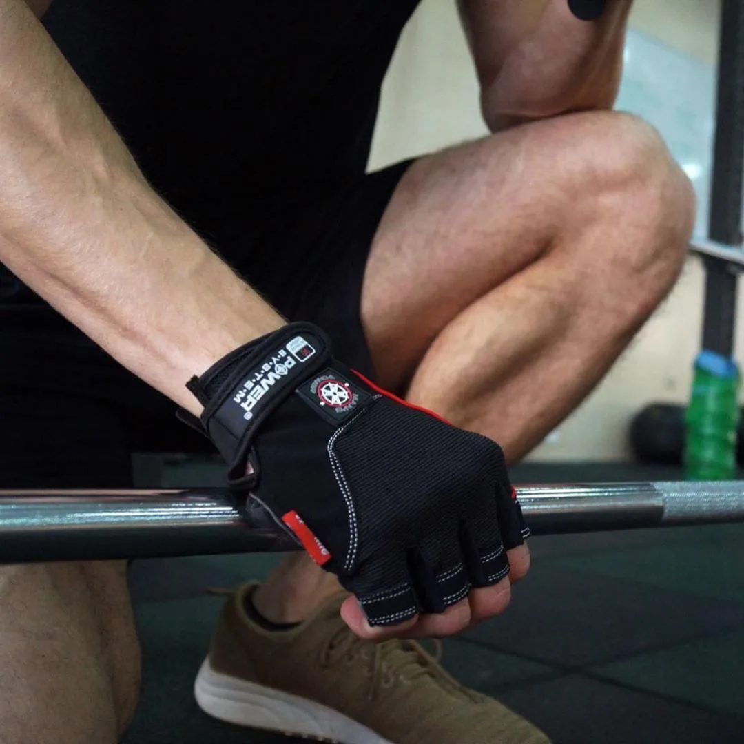 Рукавички Active Point штучна шкіра L чорні