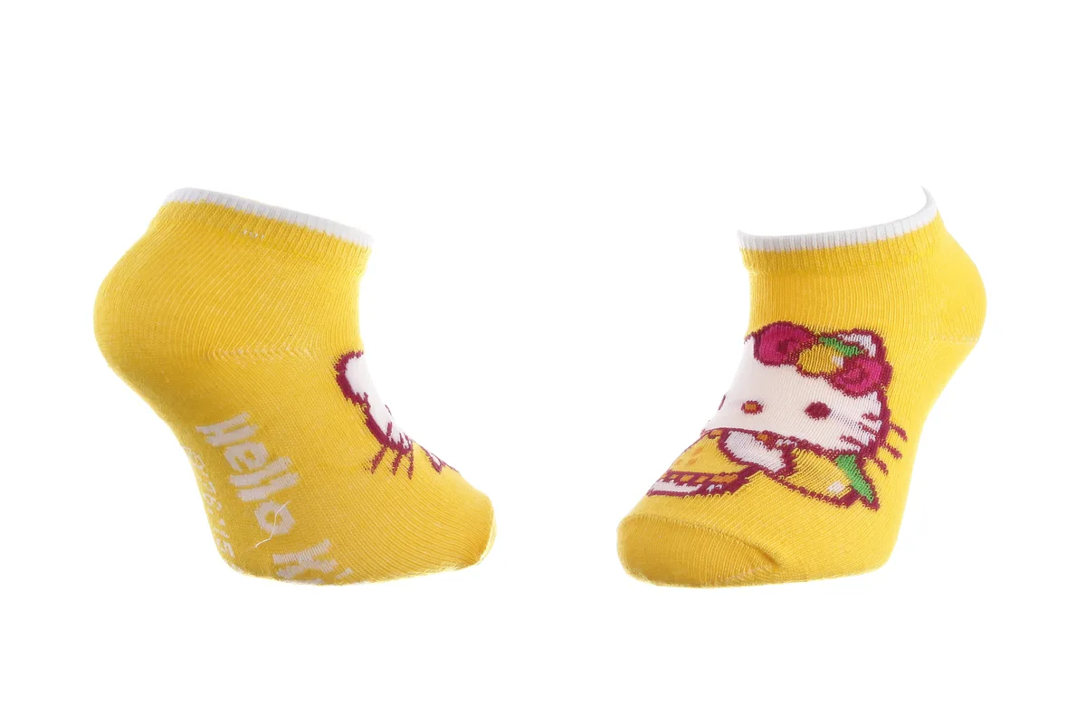 Шкарпетки HELLO KITTY 57% бавовна 31-34 жовті