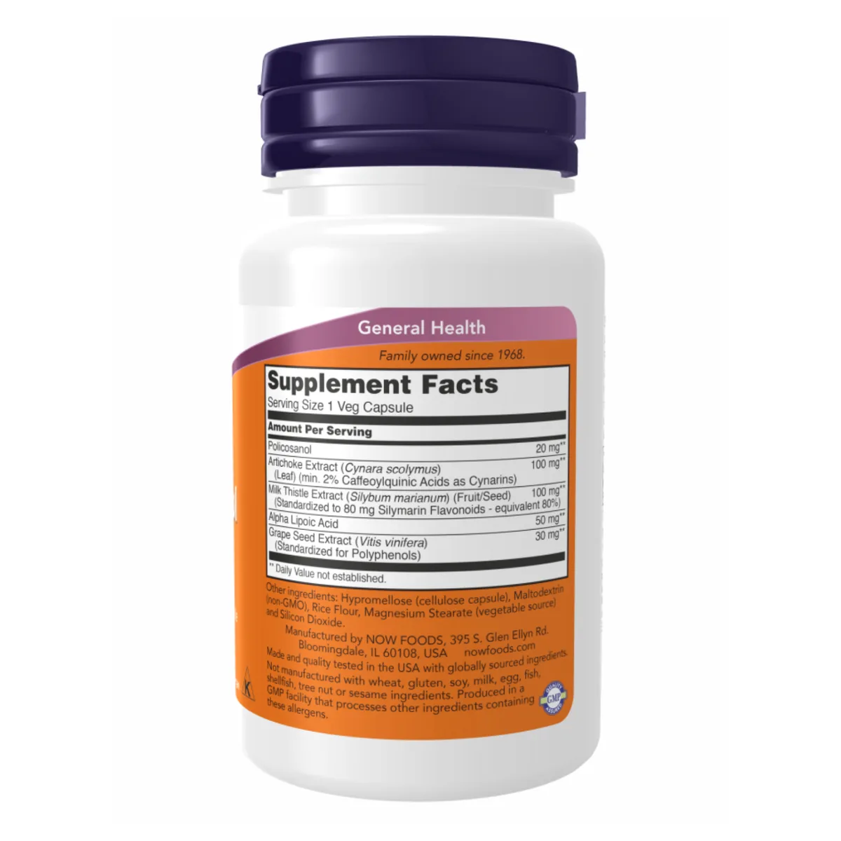 Поликозанол 20 мг Plus NOW Foods вегетарианские капсулы 90 шт