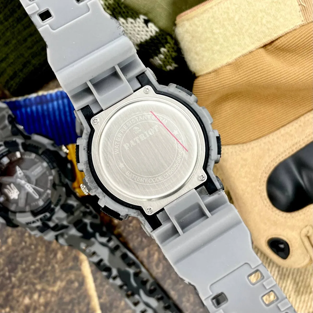 Годинники Patriot полімер Camo Grey 27,5 см 22 мм