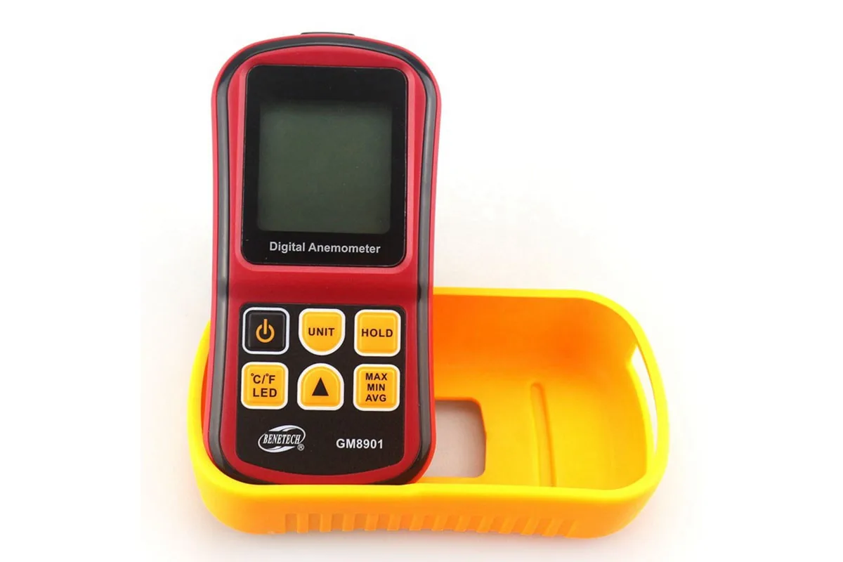 Термоанемометр Benetech GM8901 виносна крильчатка 0,3-45 м/с 0-45°C 145х72х35 мм 275 г вологозахищений
