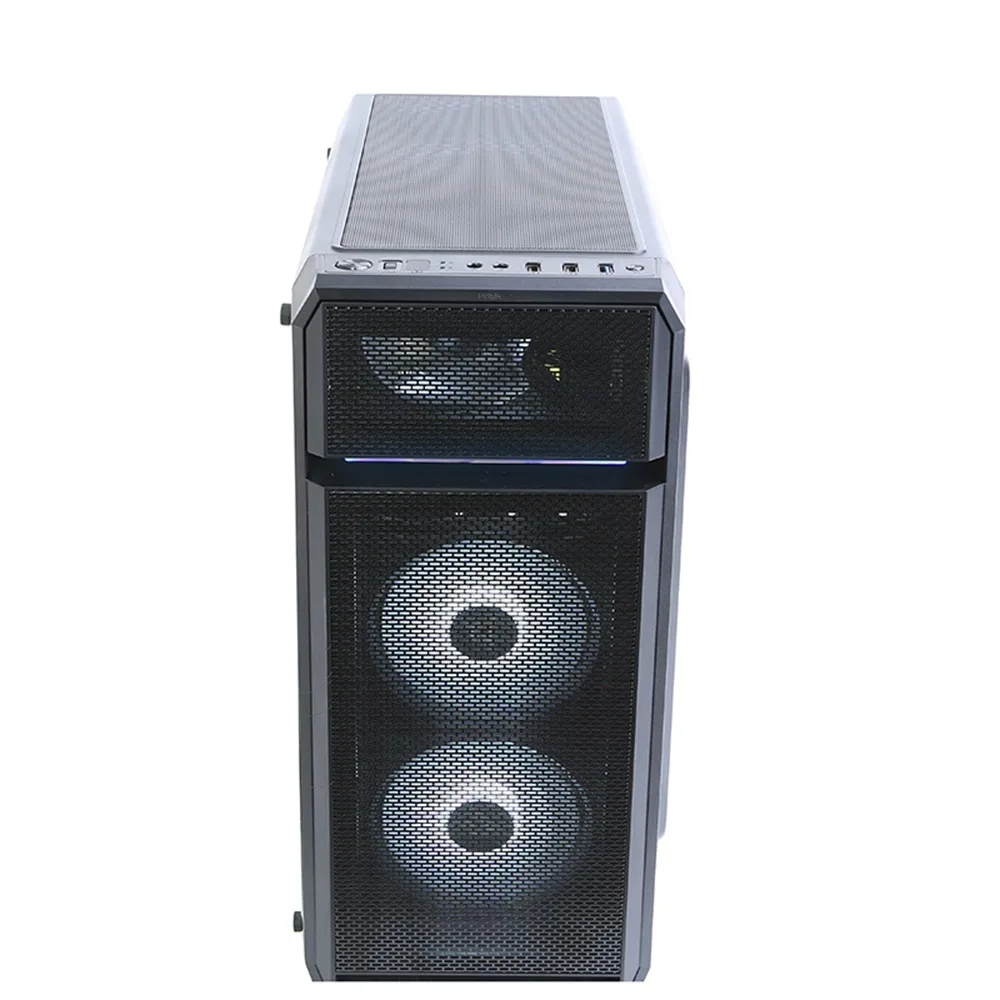 Корпус Zalman Mid Tower чорний акрил 3 вентилятори 120мм LED 1xUSB3.0 2xUSB2.0