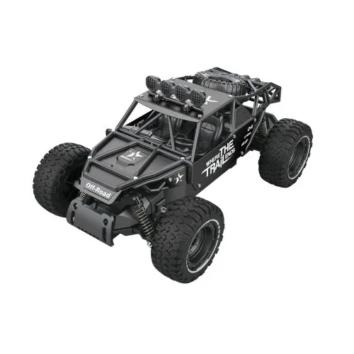 Радіокерована машинка Off-road Crawler Sulong Toys чорна 1:14 для дітей від 8 років позашляховик на пульті керування