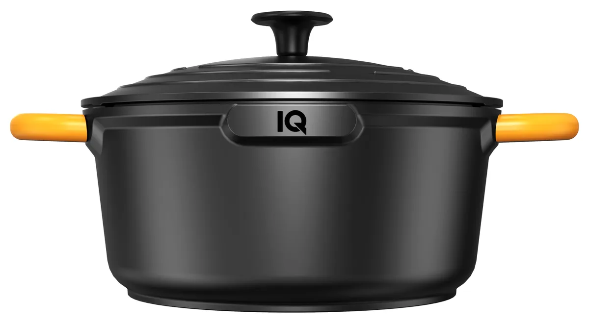 Каструля IQ литий алюміній 1,7 л 18 см чорна