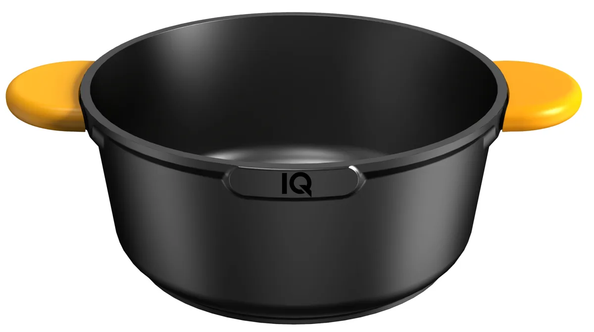 Каструля IQ литий алюміній 1,7 л 18 см чорна